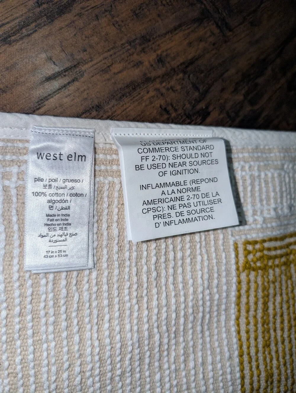 west elm Colorblock Bath Mat